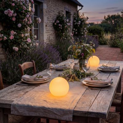 Lucide PINO - Rechargeable Table lamp Indoor/Outdoor - Battery pack - LED Dim. - CCT - 1x1,5W 2700K/6500K - IP65 - Rgb - White